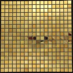 roestvrijstalen mozaïek voor badkamer of keukenwand