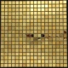 mosaico de acero inoxidable para la pared del baño o la cocina modelo FUSION OR