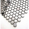 tessere di mosaico in acciaio inox effetto specchio per le pareti della cucina e del bagno BERKO