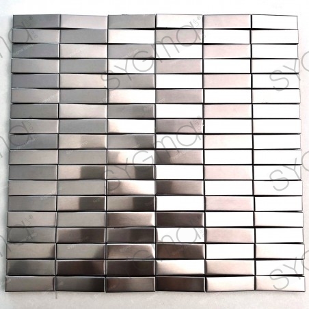 Malla Mosaico de acero en 3D mosaico de pared Mosaico de metal Shelter