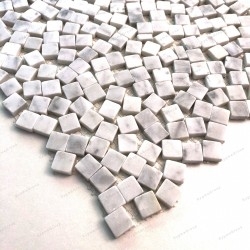 telha de mosaico de mármore Sultan Blanc