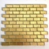 cor do ouro da folha de vidro da telha de mosaico para a parede TESSA OR