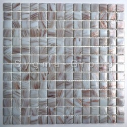 piastrelle di vetro mosaico per il bagno Speculo Blanc