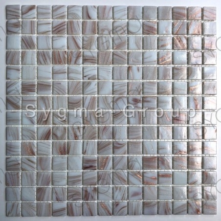 mosaic glass tiles for bathroom Speculo Blanc