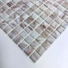 Mosaik Glasfliesen für das Badezimmer Speculo Blanc