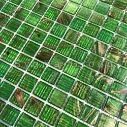 mosaico de vidrio para baño y ducha Speculo Vert