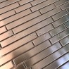piastrella da rivestimento in acciaio inox per parete della cucina modello NORKLI