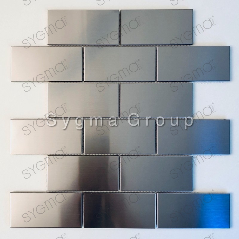 stainless steel wall tile for kitchen wall model LOFT