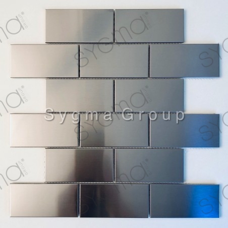 stainless steel wall tile for kitchen wall model LOFT