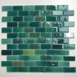 Malla mosaicos azulejos para la cocina y el baño Kalindra Vert