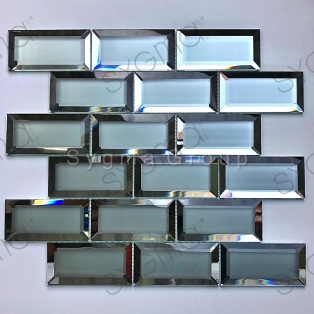 Azulejos de parede, azulejos de cozinha em vidro transparente Lazarre