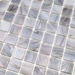 Tessere di mosaico di vetro in bagno e doccia Speculo Charron