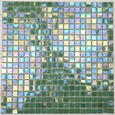 mosaico de vidro para parede e chão Imperial Vert