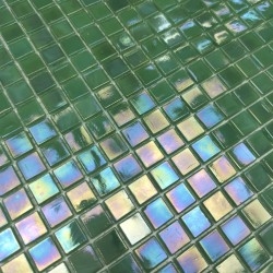 mosaico pasta de vidrio pared y suelo Imperial Vert