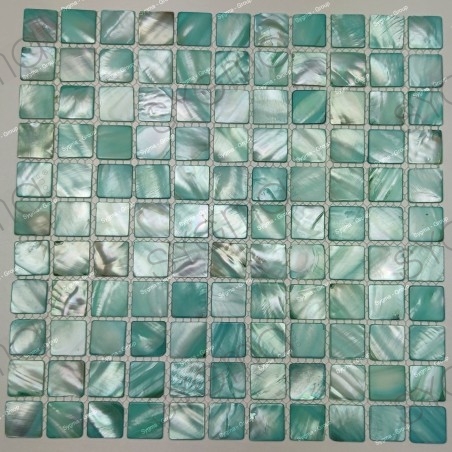 azulejo y mosaico en nácar para piso y pared Nacarat Azurin