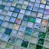 mosaico de vidro para parede e chão Arezo Vert