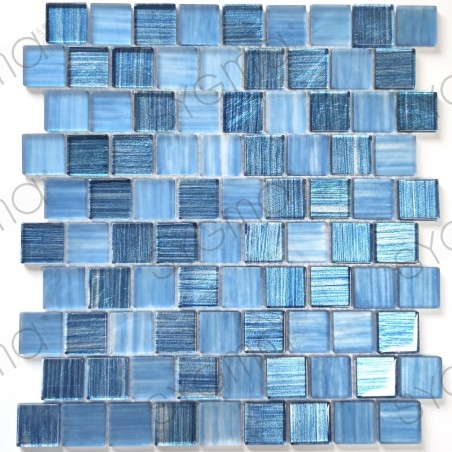 mosaico economico vetro per parete e pavimento mv-driobleu
