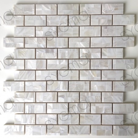 Mosaic bathroom and kitchen real Shell mosaic Holms