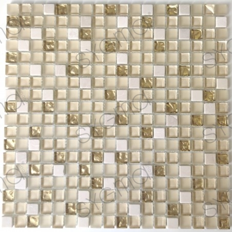 mosaico pavimentale doccia e parete Luxury
