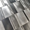 Carrelage metal aluminium credence cuisine salle de bain Celeste