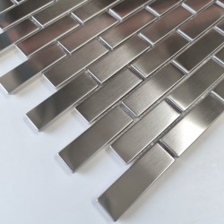 Stahl mosaik fliesen für Küchenwände LOGAN