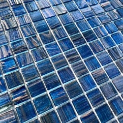 piastrelle di vetro mosaico per il bagno Plaza Bleu Azur