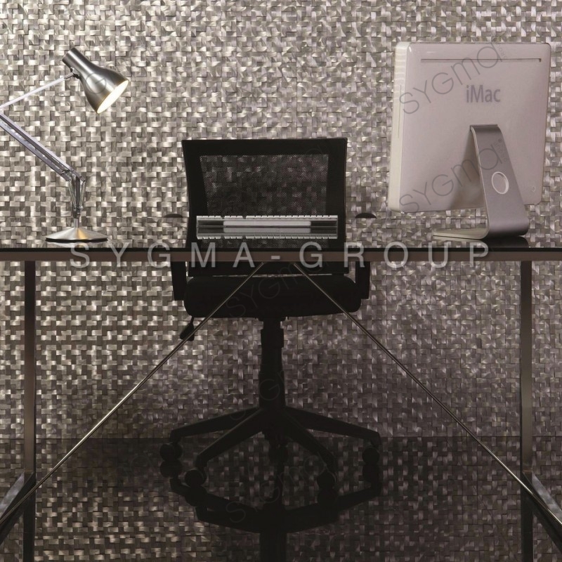 aluminium mosaic tiles kitchen Sekret