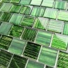 Glasfliesen Mosaik Badezimmer und Küche Modell Drio Vert