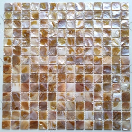 Mosaico madrepérola para pisos e paredes modelo Nacarat Naturel