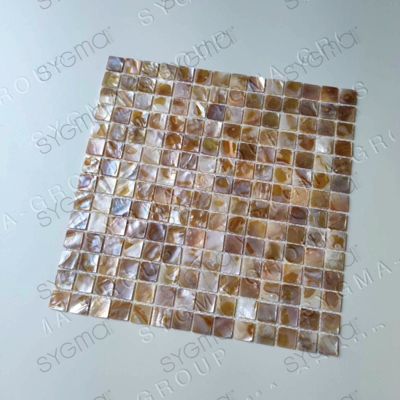 Muschelmosaik perlmutt Küche Bad Wand Fliesenspiegel 150-SM201I 10 Mosaikplatten 