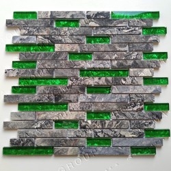 Mosaico para parede de banheiro ou cozinha modelo OLOF VERT