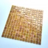 Glass mosaic for shower and bathroom model PLAZA OCRE