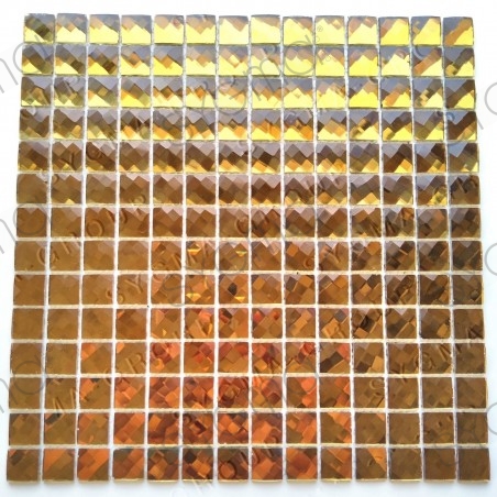 3D diamond effect glass mosaic tiles for wall model ADAMA OR