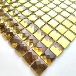 Glasmosaikfliesen mit 3D Diamanteffekt für Wand Modell ADAMA OR