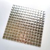 Glasmosaik Fliese Diamanteffekt Modell ADAMA ARGENT