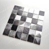 azulejo cozinha em alumínio mosaico de parede modelo CARSON GRIS