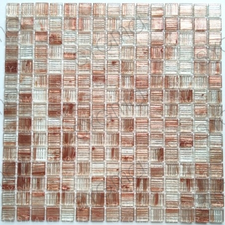 Glass mosaic tile for floor and wall model PLAZA LIN
