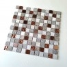 Mosaic tiles in glass and stone and metal for floor and wall model HORACE