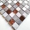 Mosaikfliesen aus Glas und Stein und Metall für Boden und Wandmodell HORACE