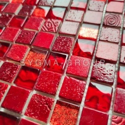 Küchenfliesen und Badezimmer mosaik modell Alliage Rouge