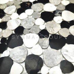 Mosaico para piso ou parede em mármore Futuna
