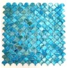 Mother of pearl bathroom and shower mosaic tiles Silene Bleu