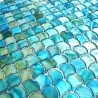 Mosaicos de nácar para baño y ducha modelo Silene Bleu