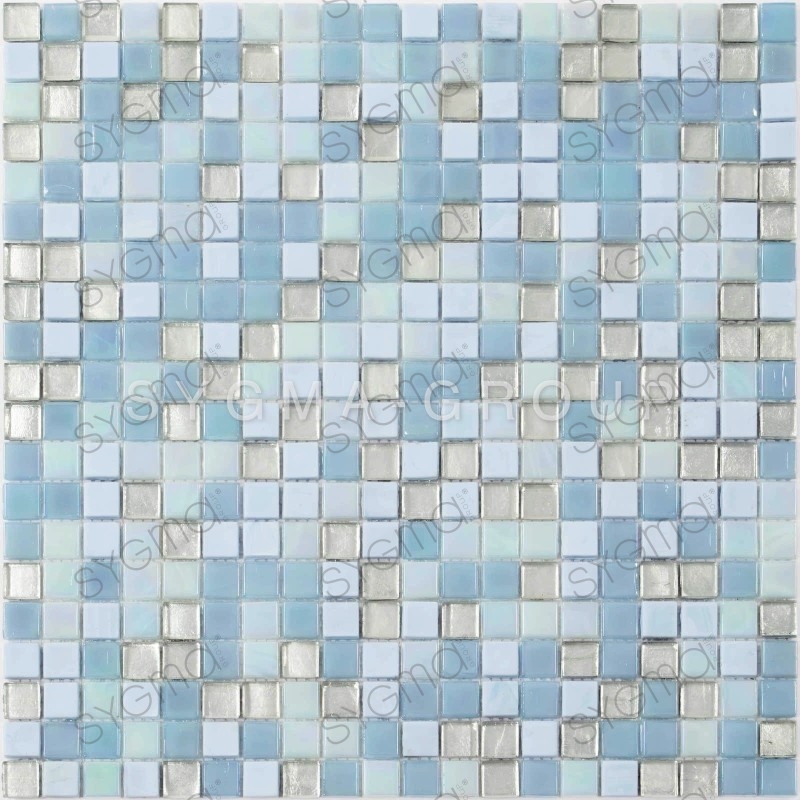 Mosaicos para banheiro piso e parede modelo Makai