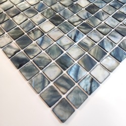mosaic tile in mother of pearl for bathroom and shower Nacarat Gris