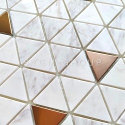 Kitchen marble mosaic bathroom tiles Volo Cuivre