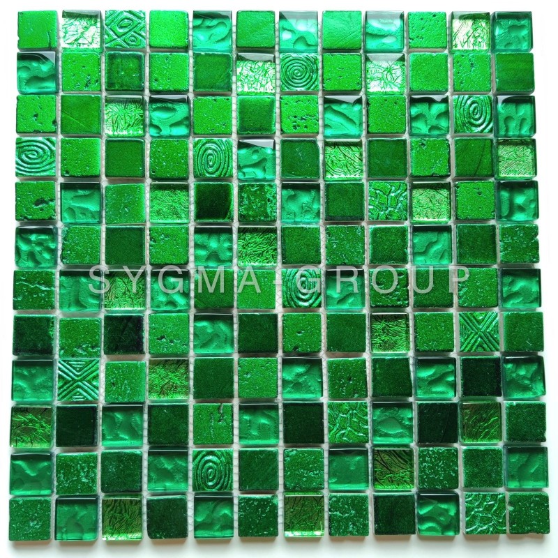 Azulejos de banheiro e azulejos de cozinha modelo Alliage Vert