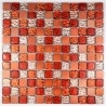 Mosaik für Bad und Dusche Glas und Aluminium ma-nom-ora