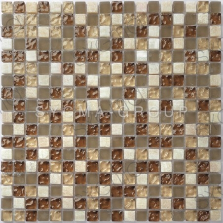 Mosaico per bagno, rivestimento e pavimento della cucina, modello HELDA