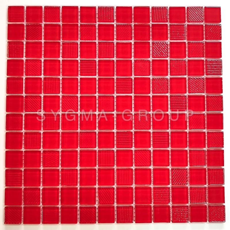 Carrelage cuisine mosaique salle de bain Lorens Rouge